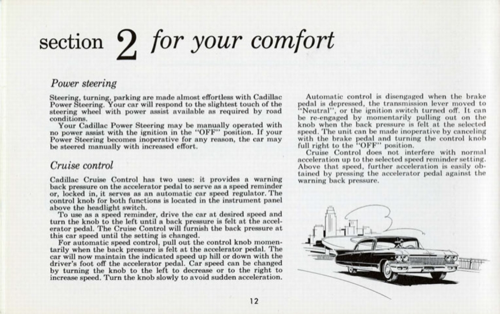 1960 Cadillac Owners Manual Page 15